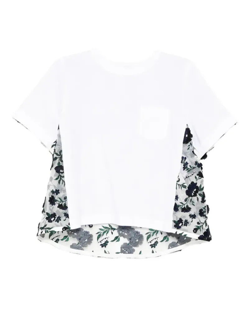 Sacai pocket-detail T-shirt - Weiß Weiß