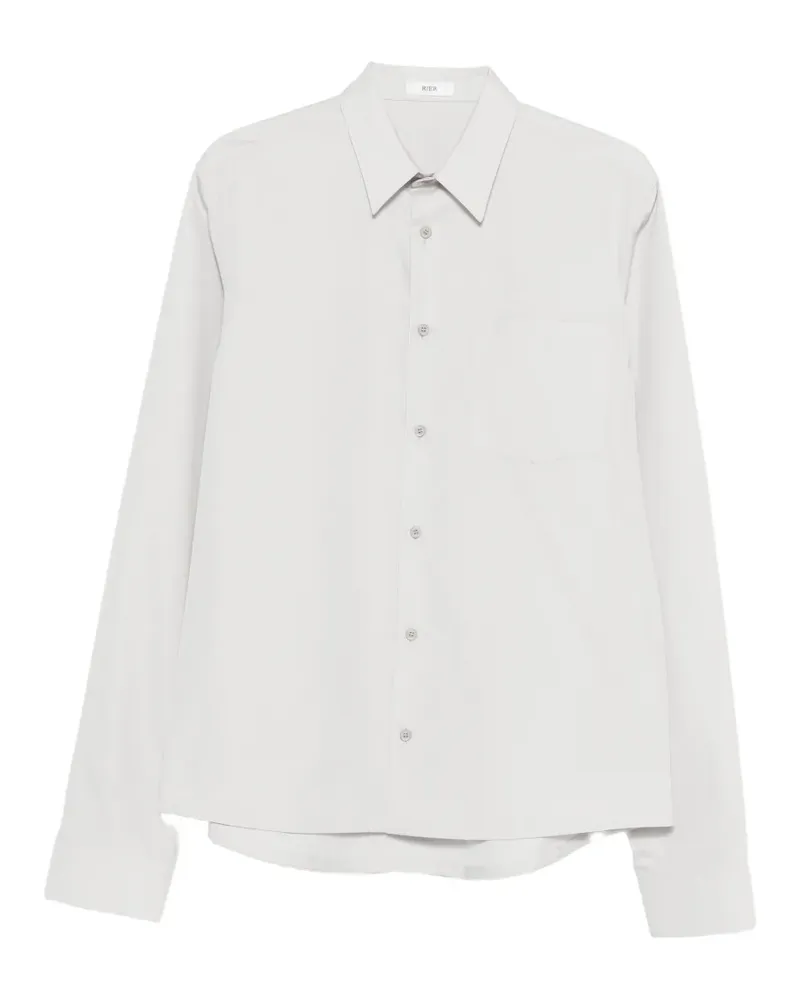 Rier button-fastening pocket shirt - Grau Grau