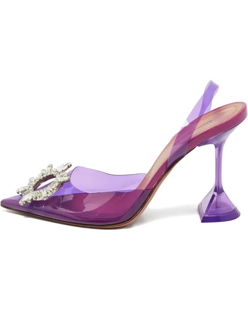 Amina Muaddi Begum crystal-embellished pumps - Violett Violett