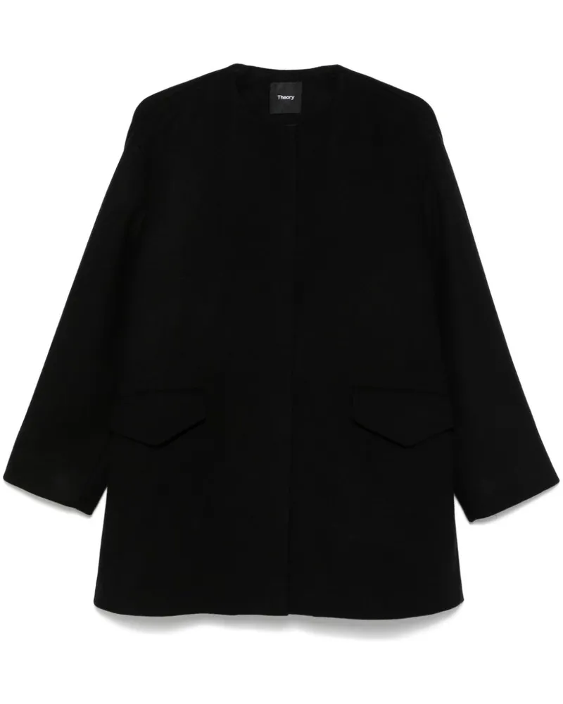 Theory Melton Cape - Schwarz Schwarz