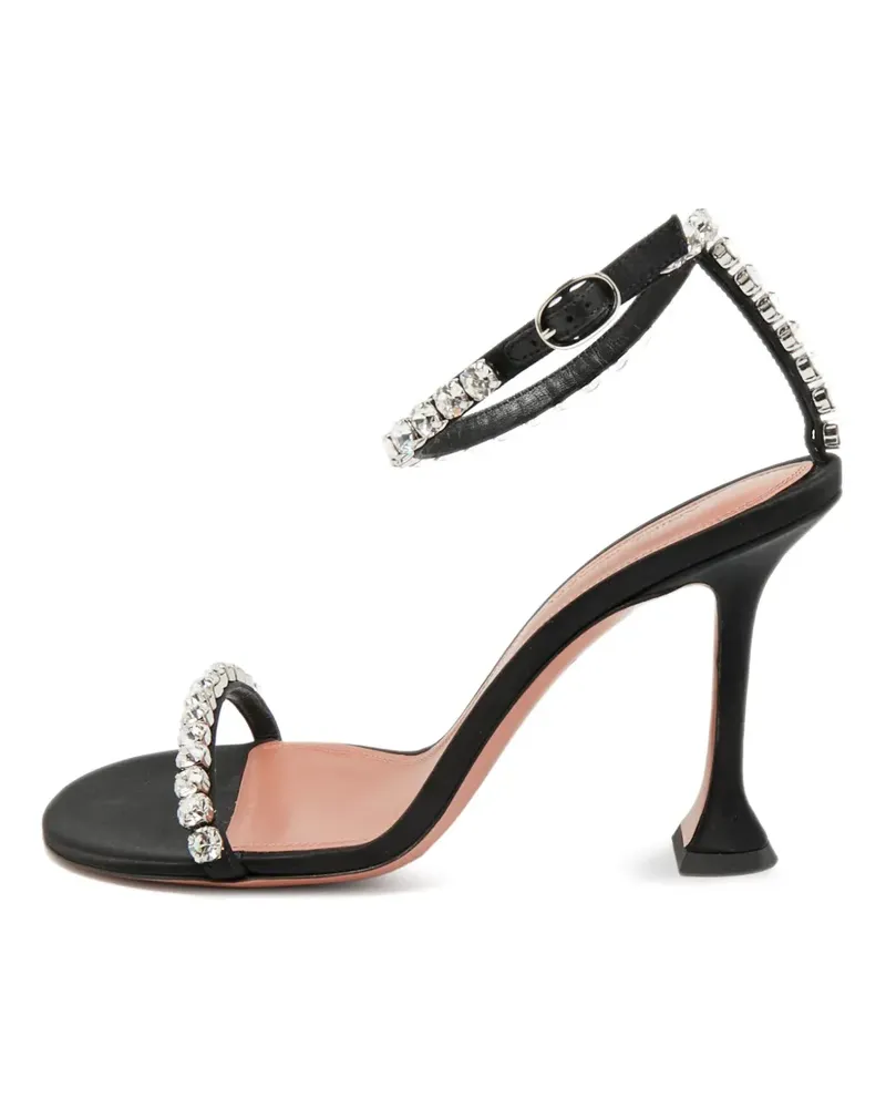 Amina Muaddi Gilda crystal-embellished sandals - Schwarz Schwarz