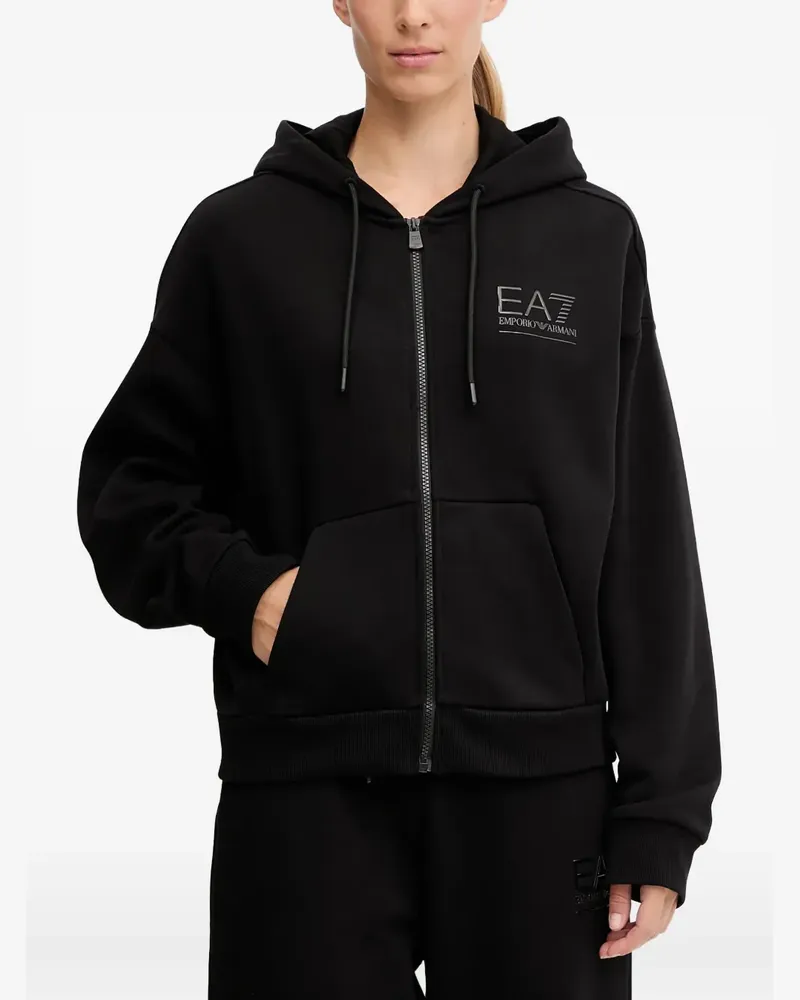 EA7 hooded tracksuit - Schwarz Schwarz