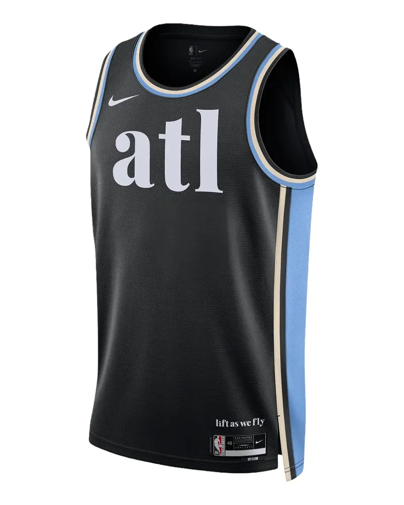 Nike Atlanta Hawks Swingman Tanktop - Schwarz Schwarz
