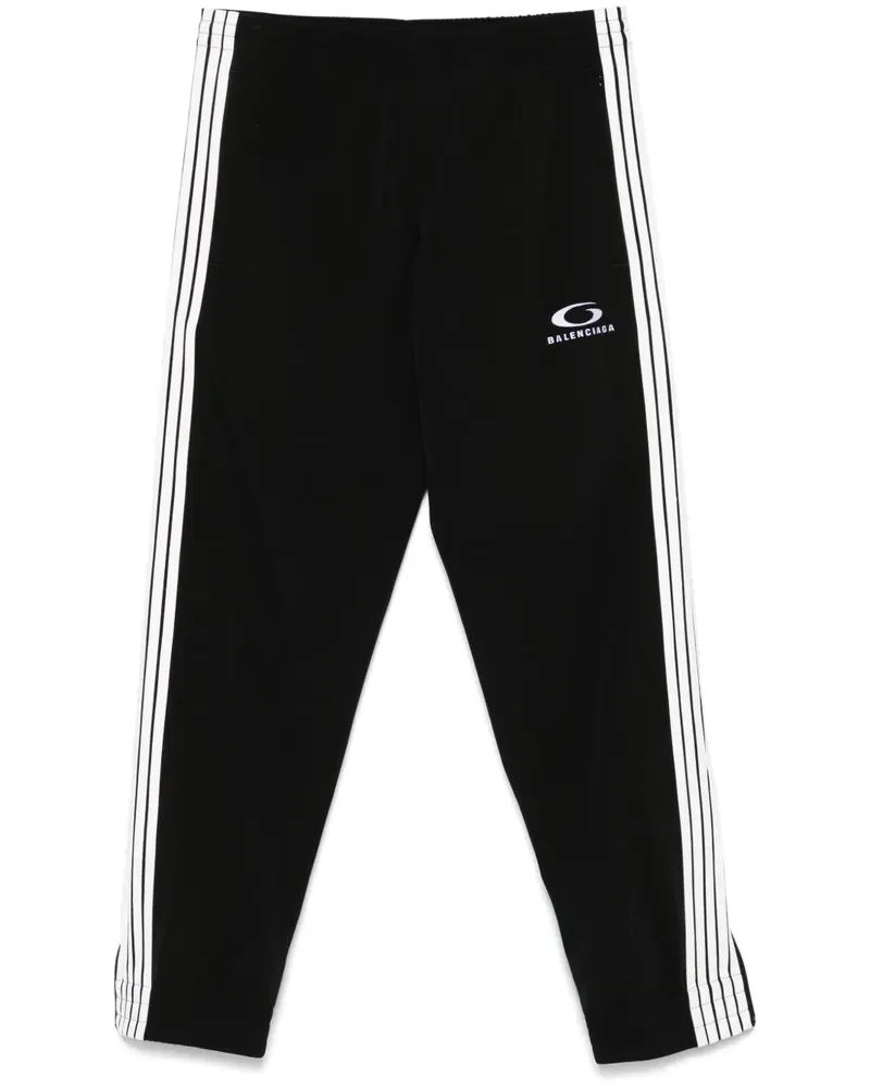 Balenciaga Jogginghose mit Logo-Stickerei - Schwarz Schwarz