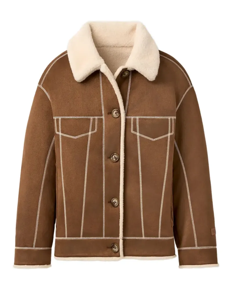 UGG Wendbare Frankie Jacke - Braun Braun