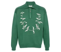 Floret Polo-Pullover aus Wolle