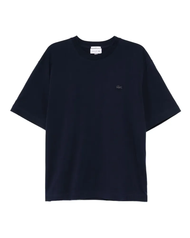 Lacoste T-Shirt mit Logo-Applikation - Blau Blau