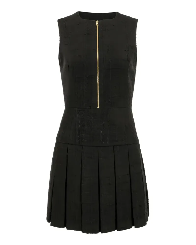 Alice + Olivia Ellis Minikleid mit tiefer Taille - Schwarz Schwarz