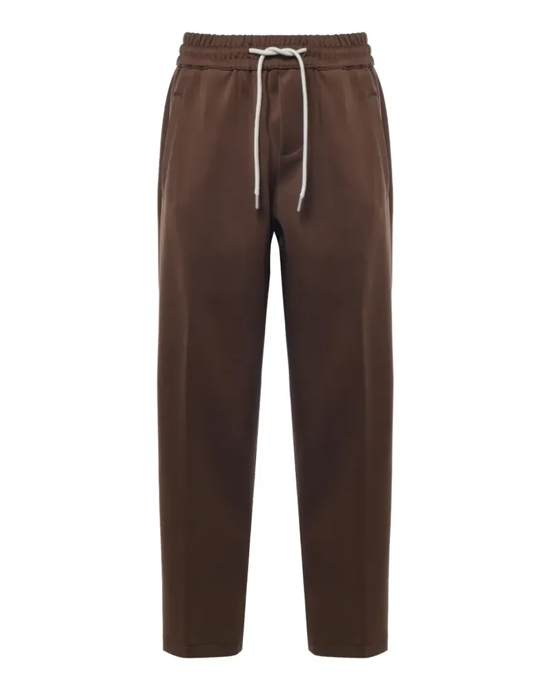 Giuliano Galiano Toby drawstring track pants - Braun Braun