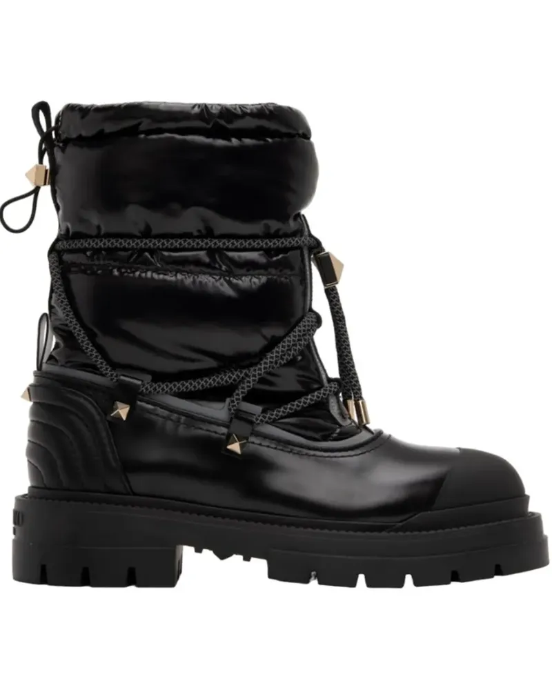 Valentino Garavani Schnürstiefel im Military-Look - Schwarz Schwarz