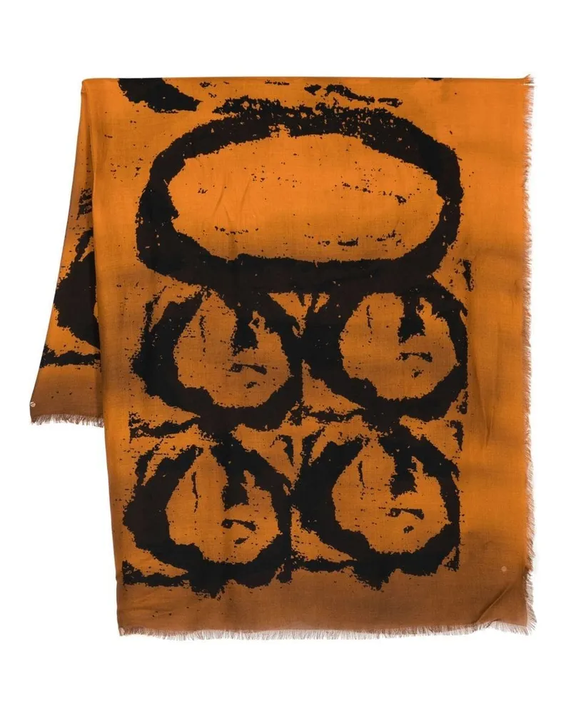 Givenchy Schal mit grafischem Print - Braun Braun