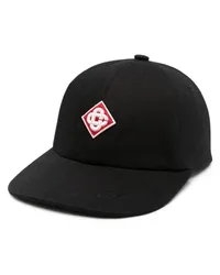 Casablanca Paris Baseballkappe mit Logo-Stickerei Schwarz