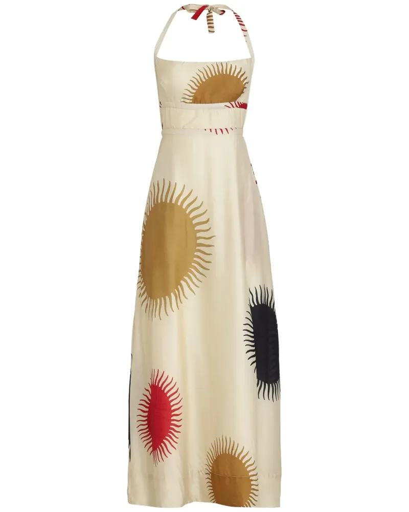 Osklen Amarração Sol Claro Kleid - Nude Nude