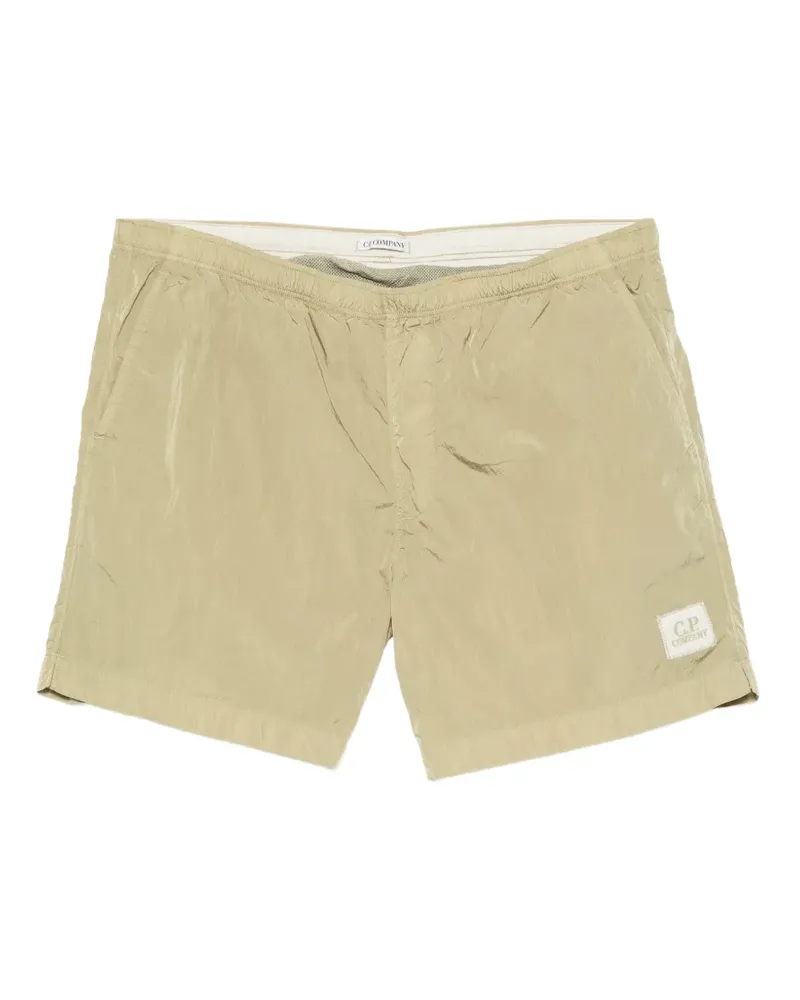 C.P. Company logo-patch swim shorts - Grün Grün