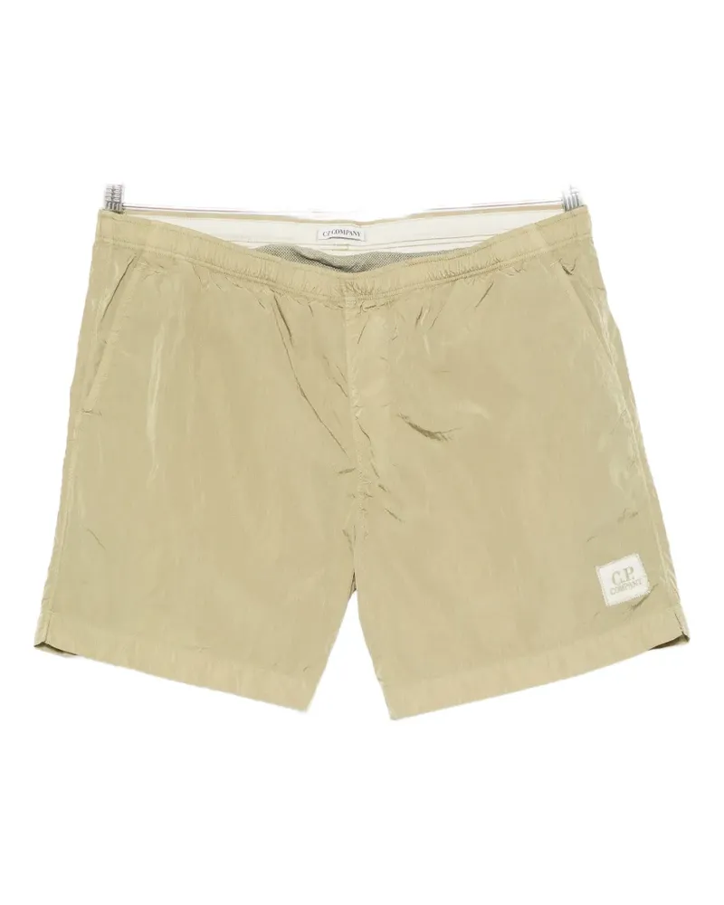 C.P. Company logo-patch swim shorts - Grün Grün