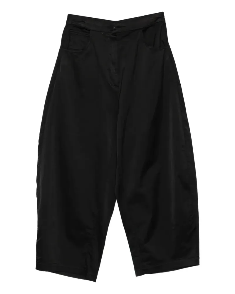 CORDERA button-up trousers - Schwarz Schwarz