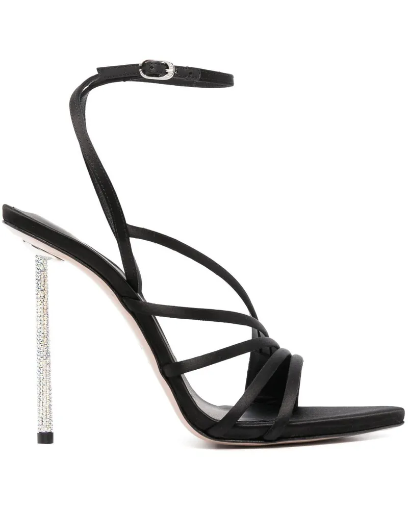 Le Silla Sandalen 115mm - Schwarz Schwarz