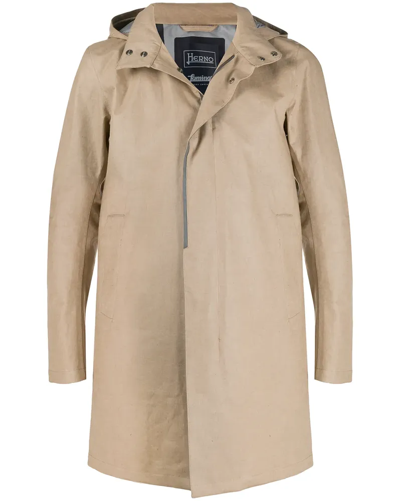 Herno Schmale Regenjacke - Nude Nude