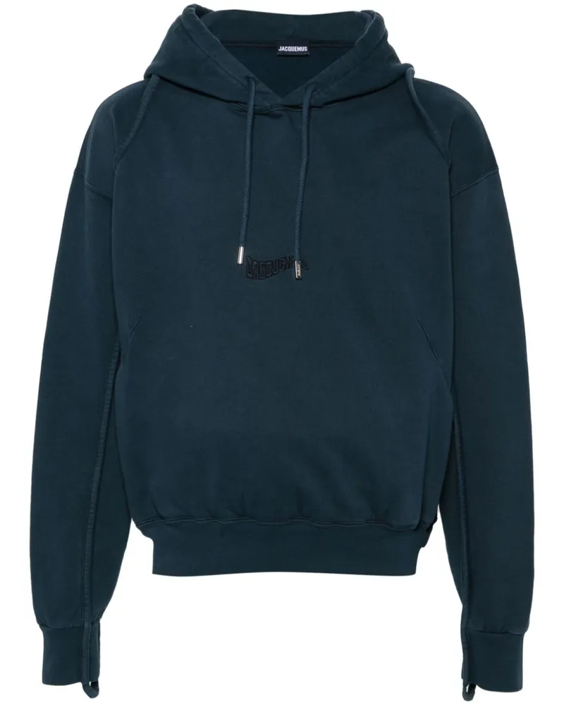 Jacquemus Le Sweatshirt Camargue Oberteil Blau