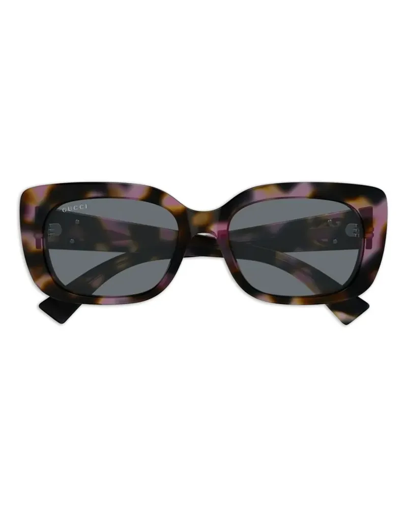 Gucci havana logo sunglasses - Braun Braun