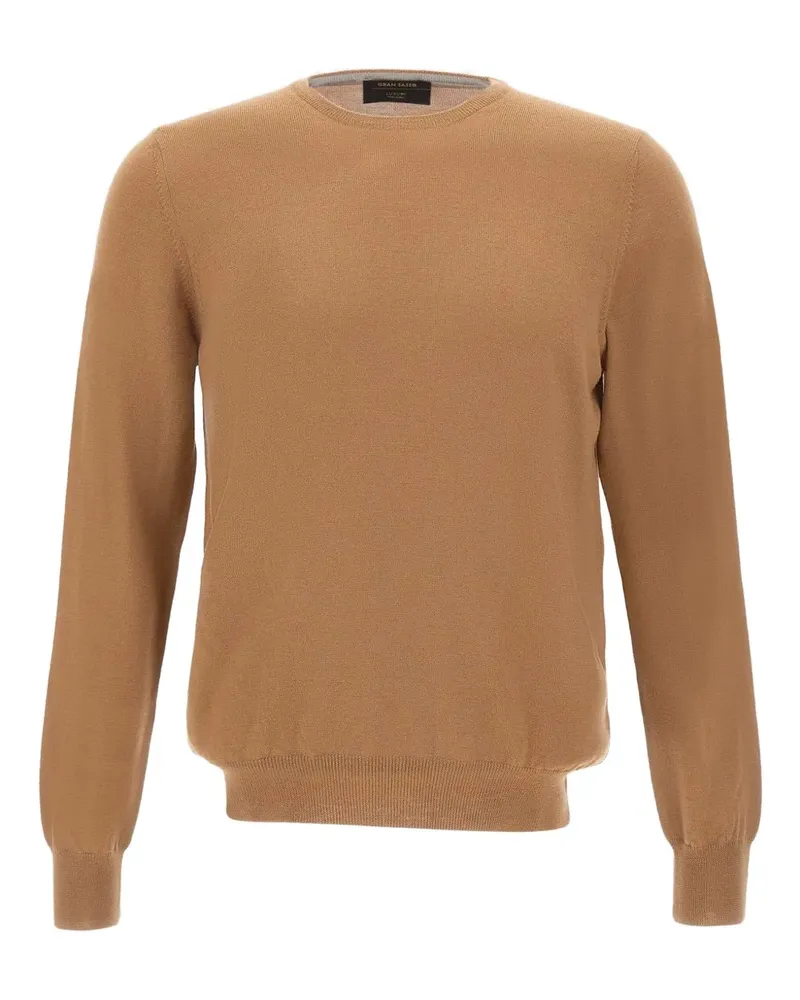 Gran Sasso Pullover mit rundem Ausschnitt - Braun Braun