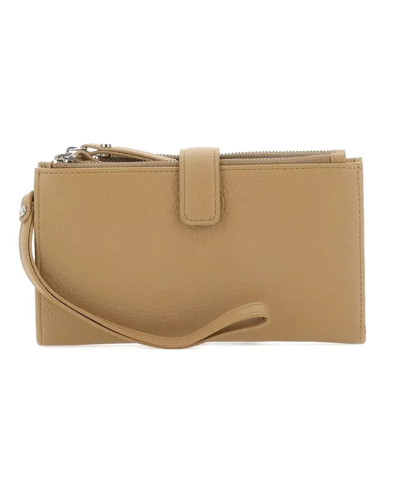 Gianni Chiarini Portemonnaie aus gekörntem Leder - Nude Nude