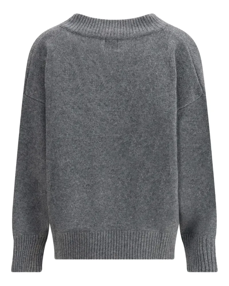 Madeleine Thompson Balthus Pullover mit V-Ausschnitt - Grau Grau