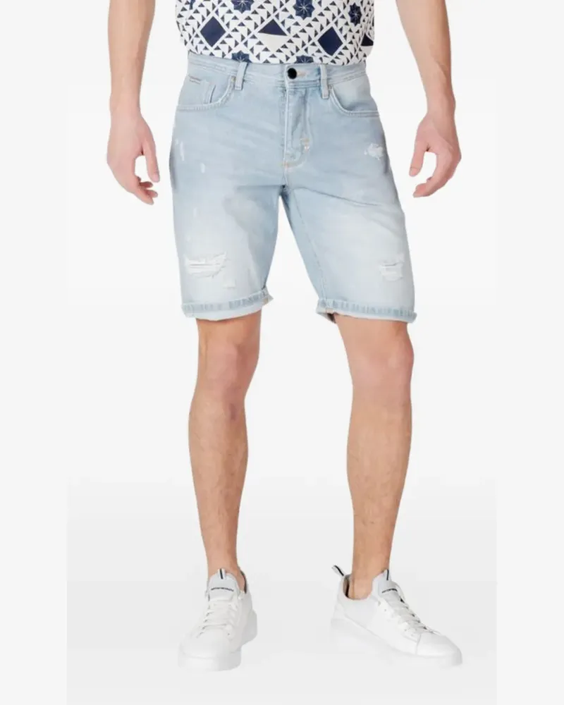 Antony Morato distressed denim shorts - Blau Blau