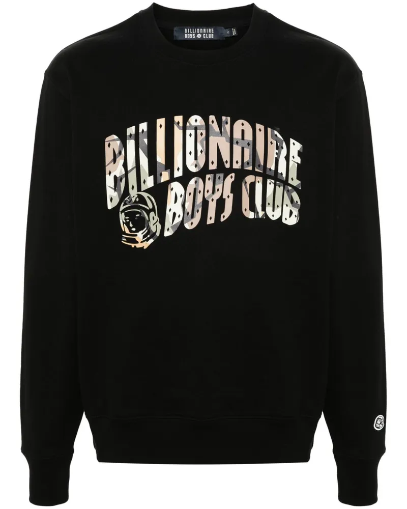 Billionaire Boys Club Sweatshirt mit Logo-Print Schwarz