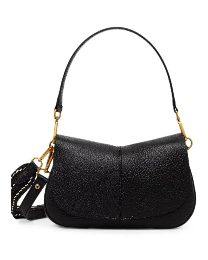Gianni Chiarini Helena Round grained-leather tote bag - Schwarz Schwarz