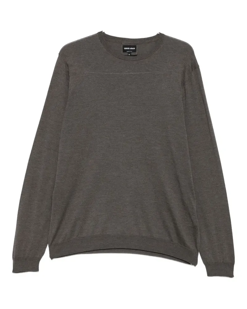 Giorgio Armani round-neck sweater - Grau Grau