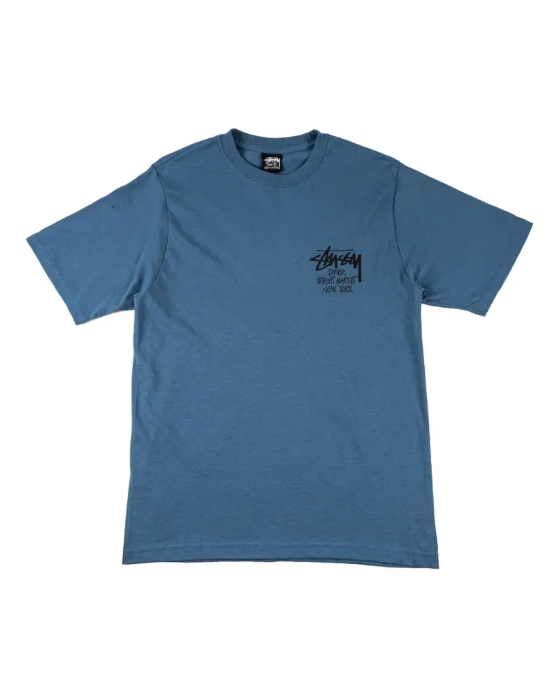 Stüssy Dover Street Market New York T-Shirt - Blau Blau
