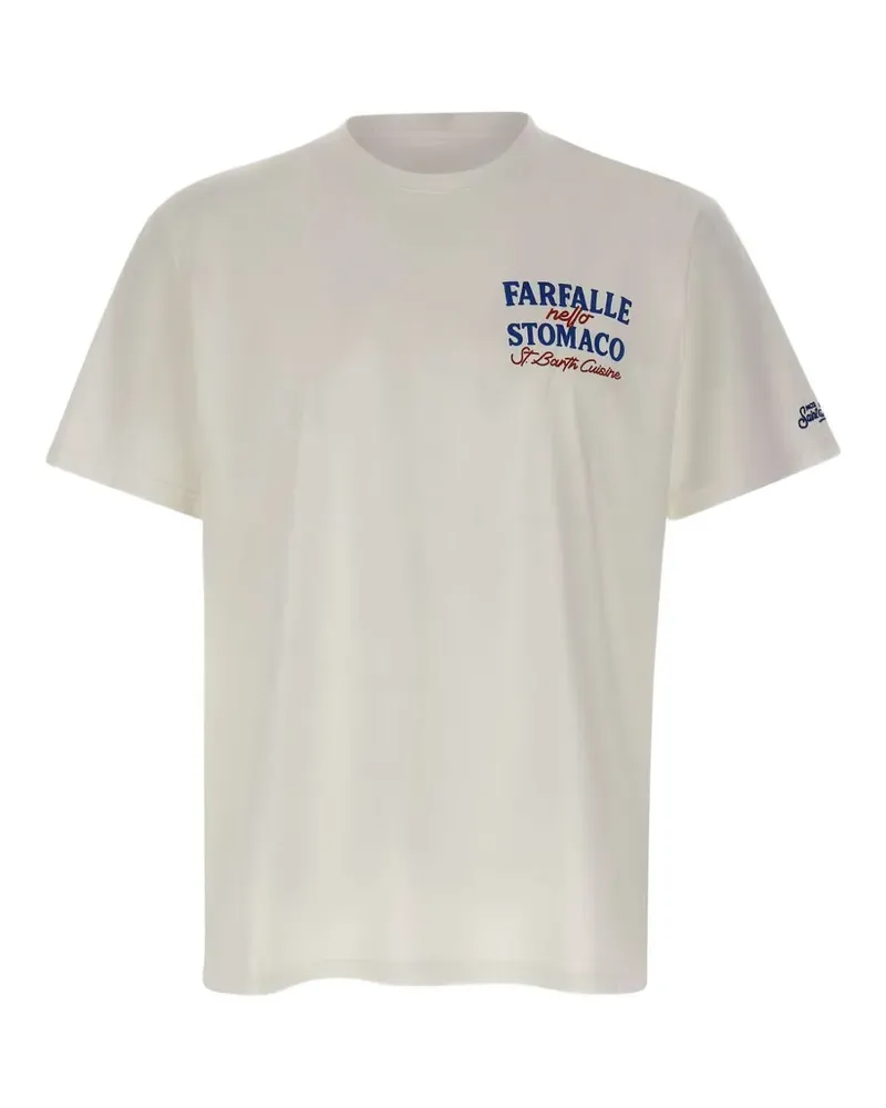 MC2 Saint Barth T-Shirt mit grafischem Print - Weiß Weiß