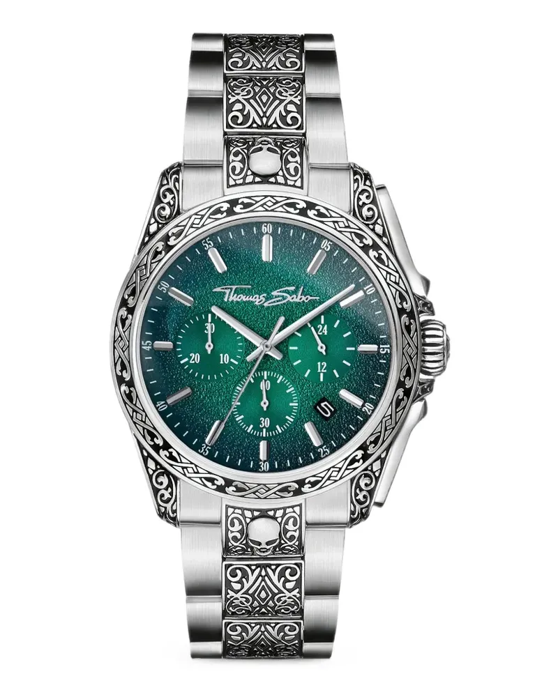 Thomas Sabo Rebel at Heart Engraved 41mm watch - Grün Grün