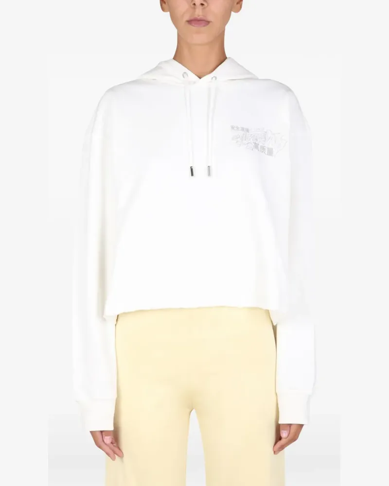 Opening Ceremony graphic-print hoodie - Weiß Weiß