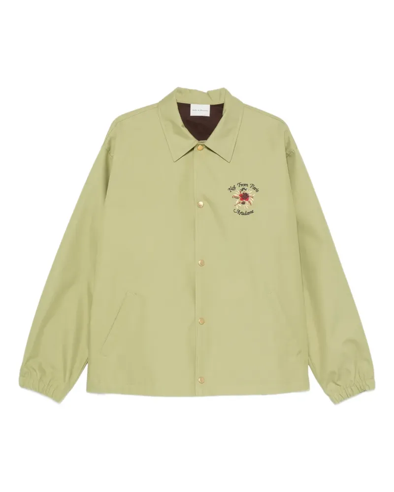 Drôle de Monsieur embroidered jacket - Grün Grün