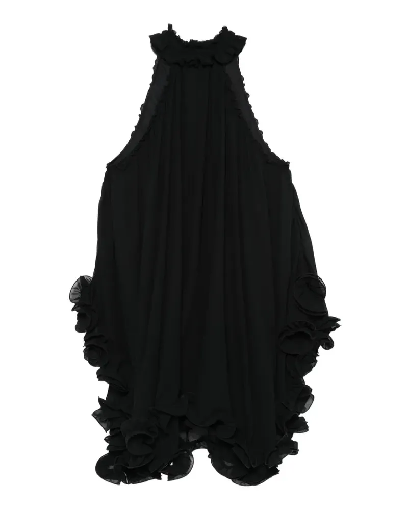 Aniye By Tessa ruffled halterneck dress - Schwarz Schwarz