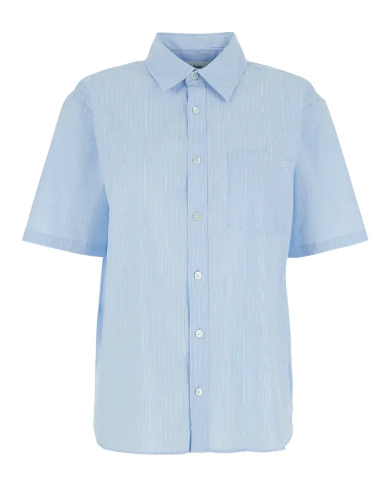 Dunst striped short-sleeve shirt - Blau Blau