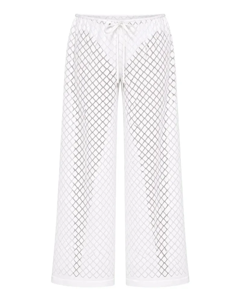 Seafolly Australia Beachedit drawstring lace trousers - Weiß Weiß