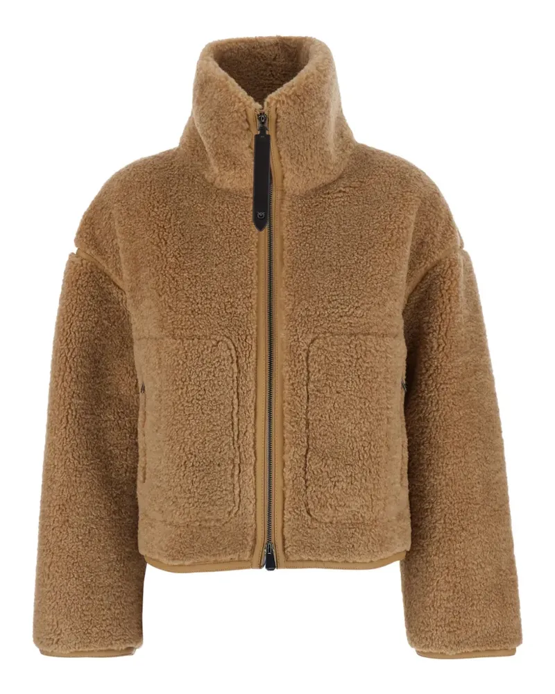 Pinko Jacke aus Faux Shearling - Nude Nude