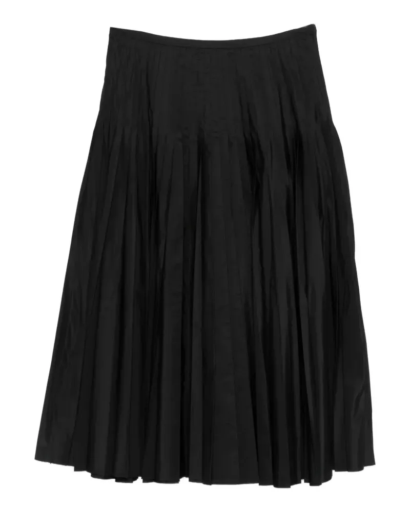 Róhe pleated midi skirt - Schwarz Schwarz