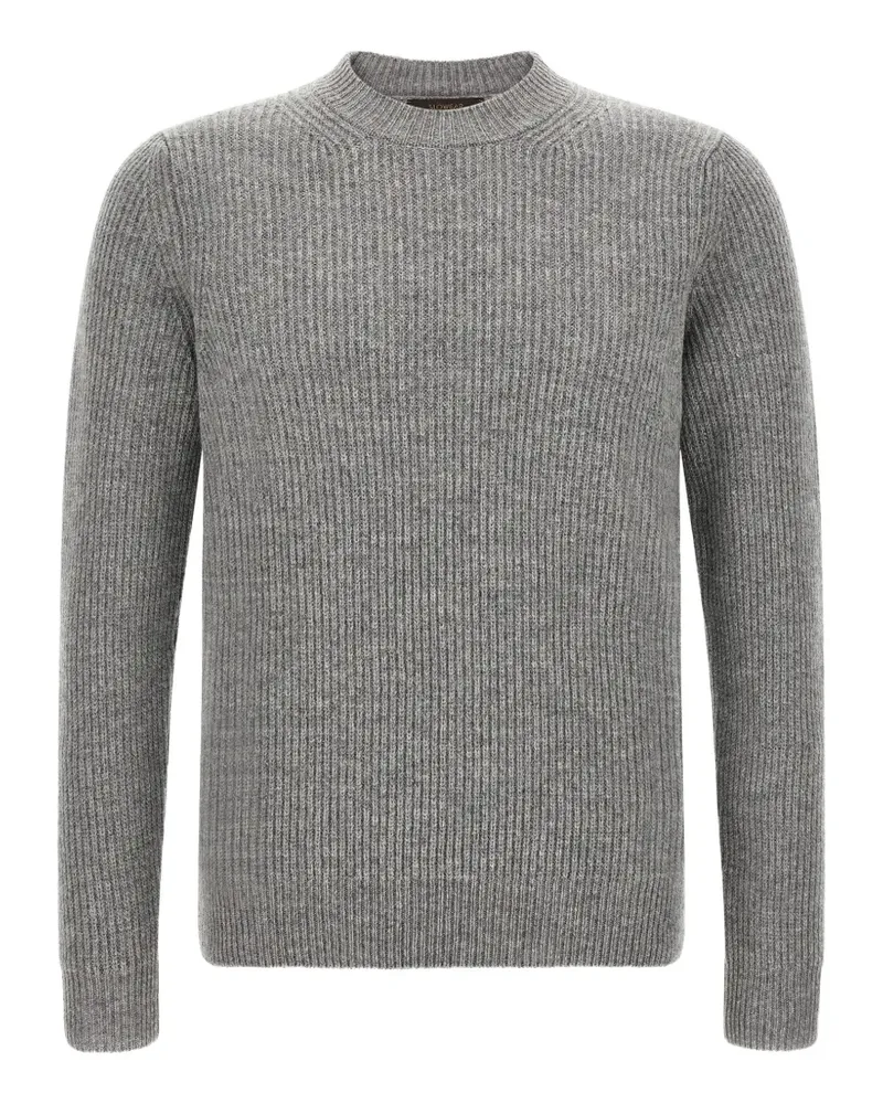 Zanone ribbed-knit crew-neck sweater - Grau Grau