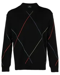 Paul Smith Pullover mit Streifendetail Schwarz