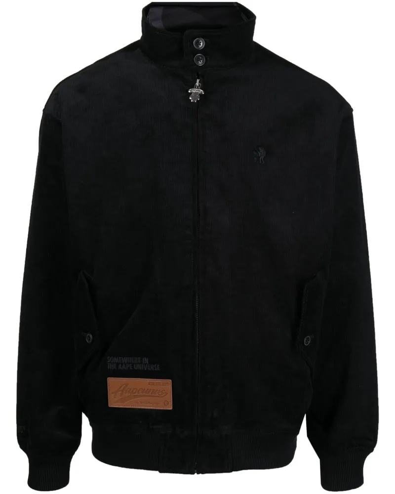 BAPE Bomberjacke Schwarz