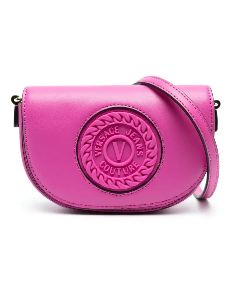 Versace Jeans Handtasche mit Logo-Prägung - Violett Violett