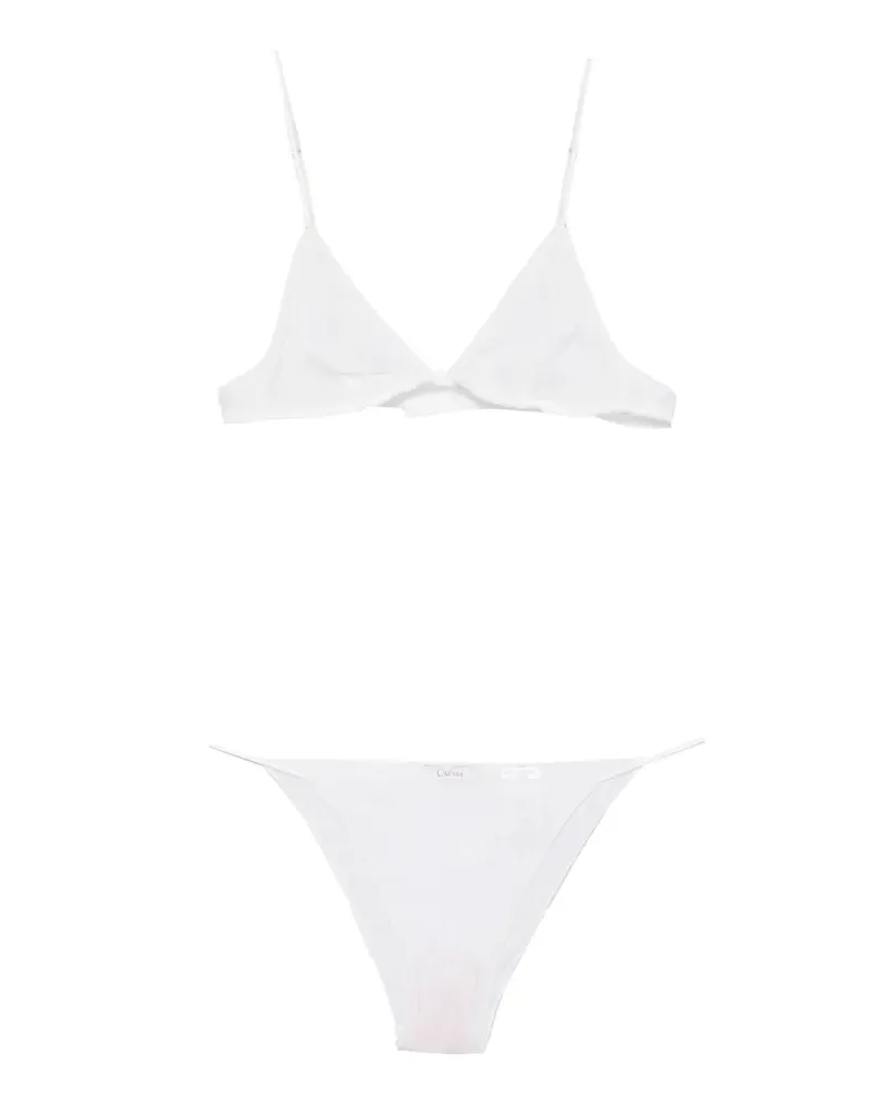 Oséree Set aus zwei Dessous - Weiß Weiß