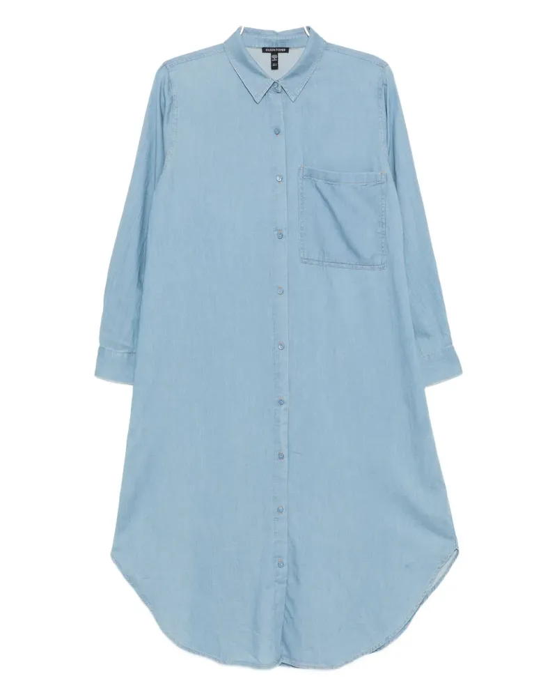 Eileen Fisher organic cotton shirt dress - Blau Blau