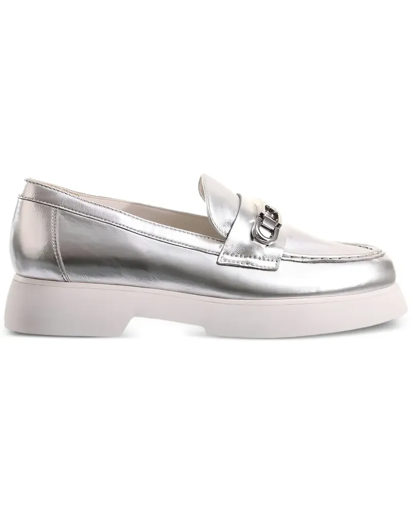 Högl Cecil Loafer im Metallic-Look - Silber Silber