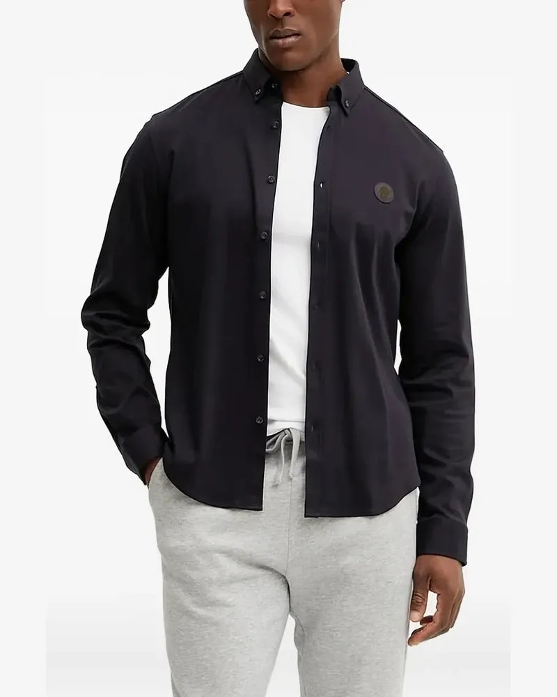 HUGO BOSS Hemd mit Logo - Blau Blau