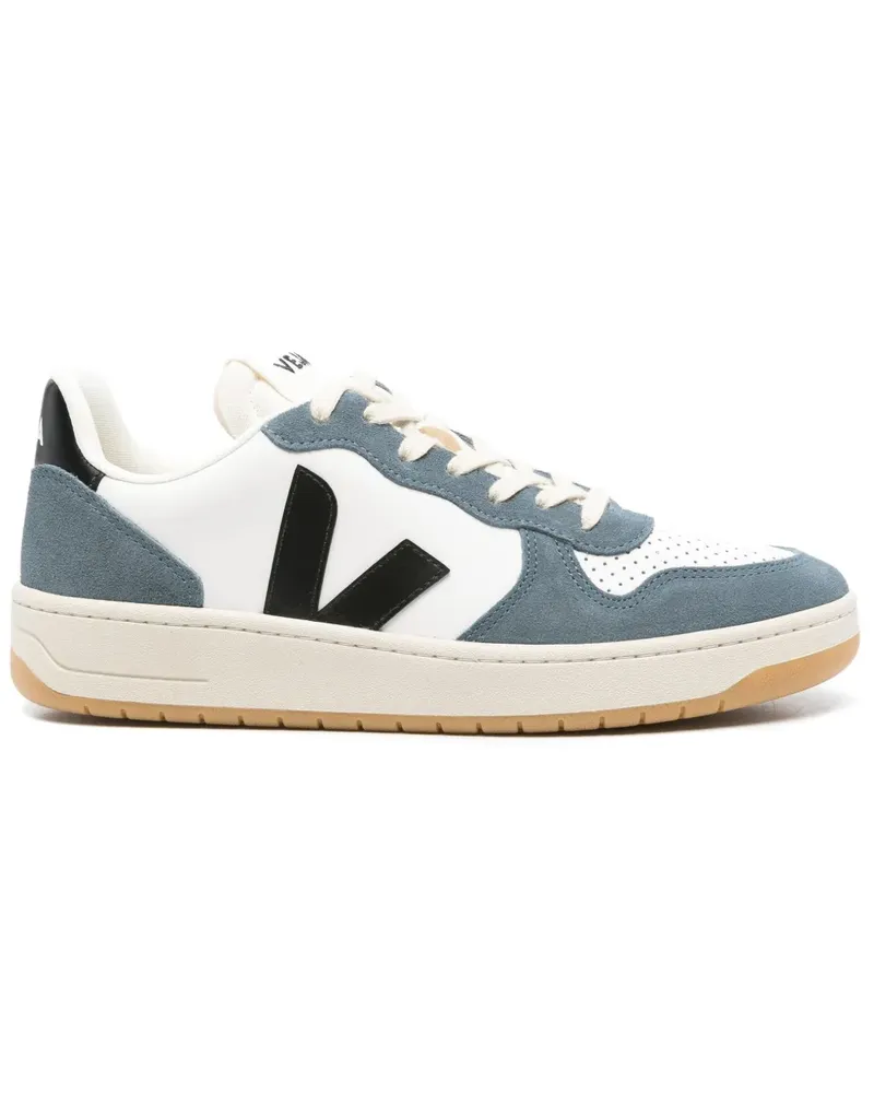 VEJA Sneakers aus Wildleder mit Logo-Patch - Weiß Weiß